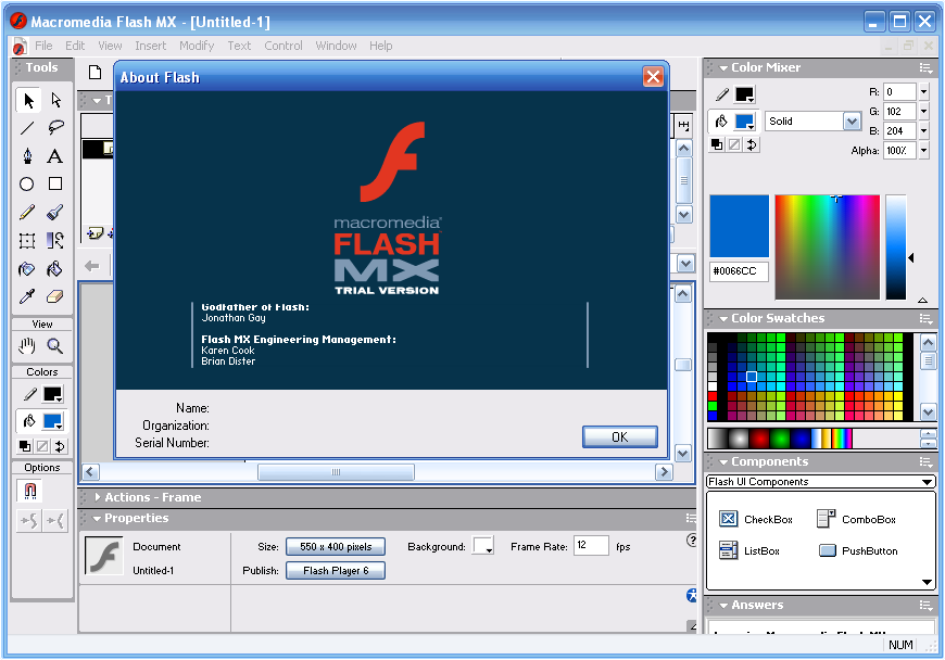 Macromedia flash player 7 download